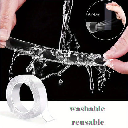 Reusable Waterproof Double-Sided Nano Tape - Strong Traceless Adhesive