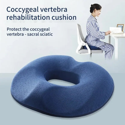 Memory Foam Seat Cushion with USB Heating for Tailbone & Hemorrhoid Relief