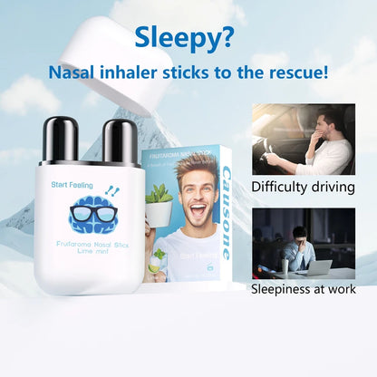 Refreshing Nasal Energy Stick - Instant Cooling Aromatherapy for Alertness & Focus
