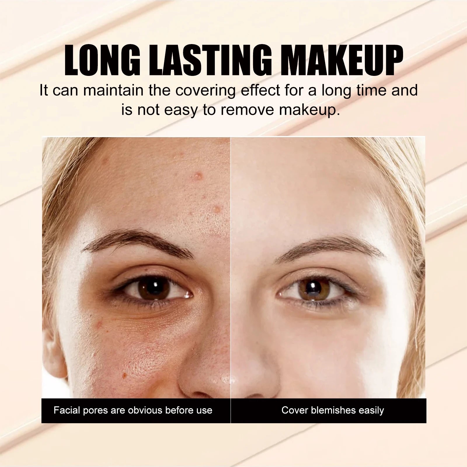 3-Color Cream Concealer Palette for Flawless Coverage & Contouring - 9