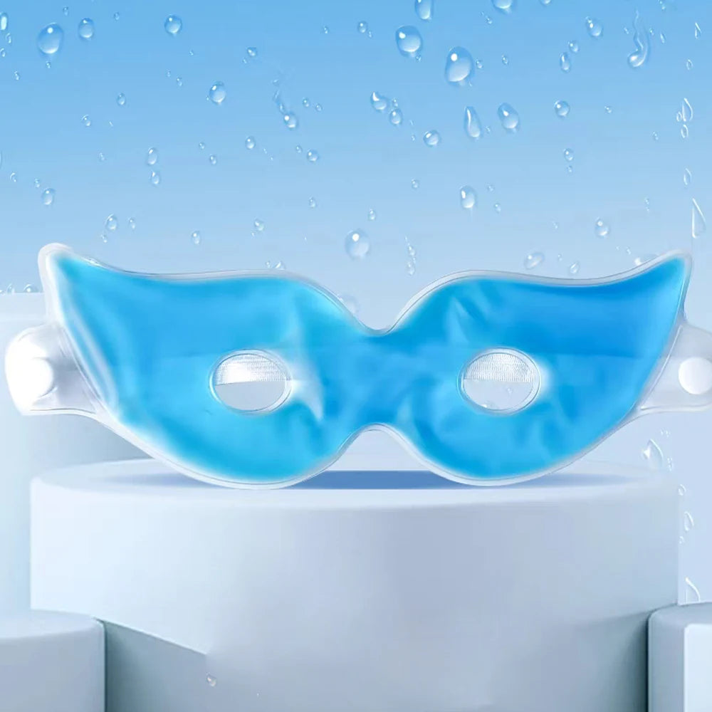 Gel Face Cooling Mask - Hot & Cold Therapy for Puffiness & Skin Firming