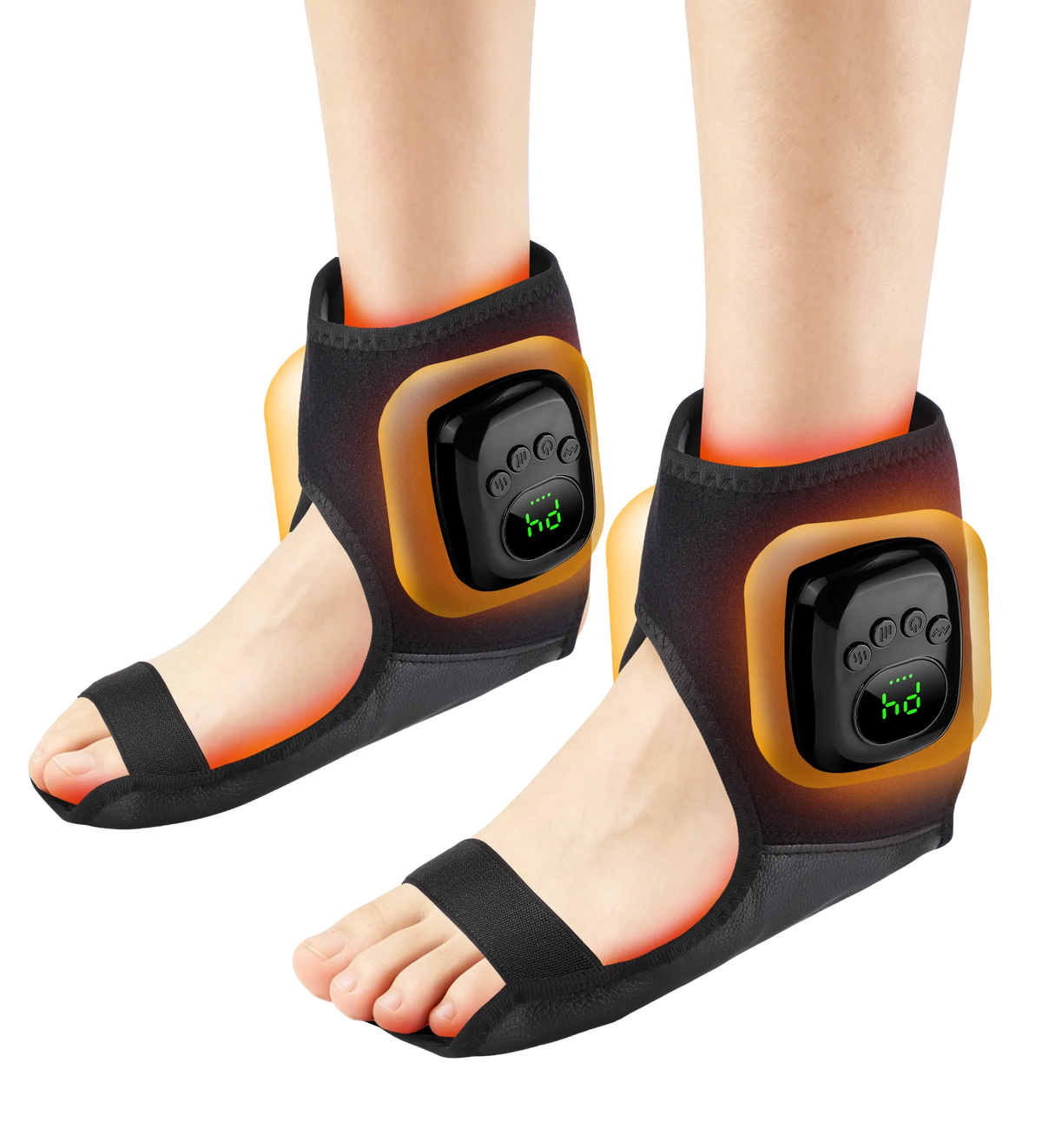 Wireless Ankle Massager with Heat and Air Compression Therapy