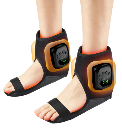 Wireless Ankle Massager with Heat and Air Compression Therapy