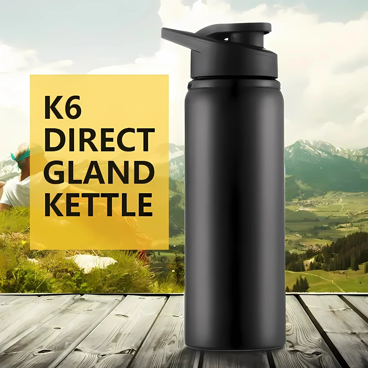 Portable Stainless Steel Sports Water Bottle - 700ml Leak-Proof Flask