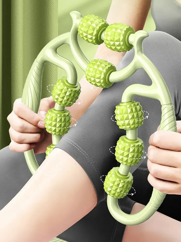 12-Wheel Leg Massager - Roller for Muscle Recovery & Slimming - 1