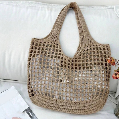 Luxury Crochet Hollow Beach Tote