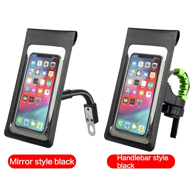 Waterproof 360° Rotating Bike Phone Mount for 6.5-inch Smartphones