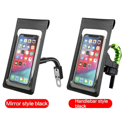 Waterproof 360° Rotating Bike Phone Mount for 6.5-inch Smartphones