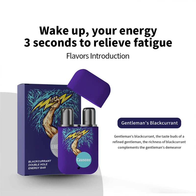 Double-Hole Nasal Energy Stick - Refreshing Aromatherapy Inhaler for Focus & Energy - 18