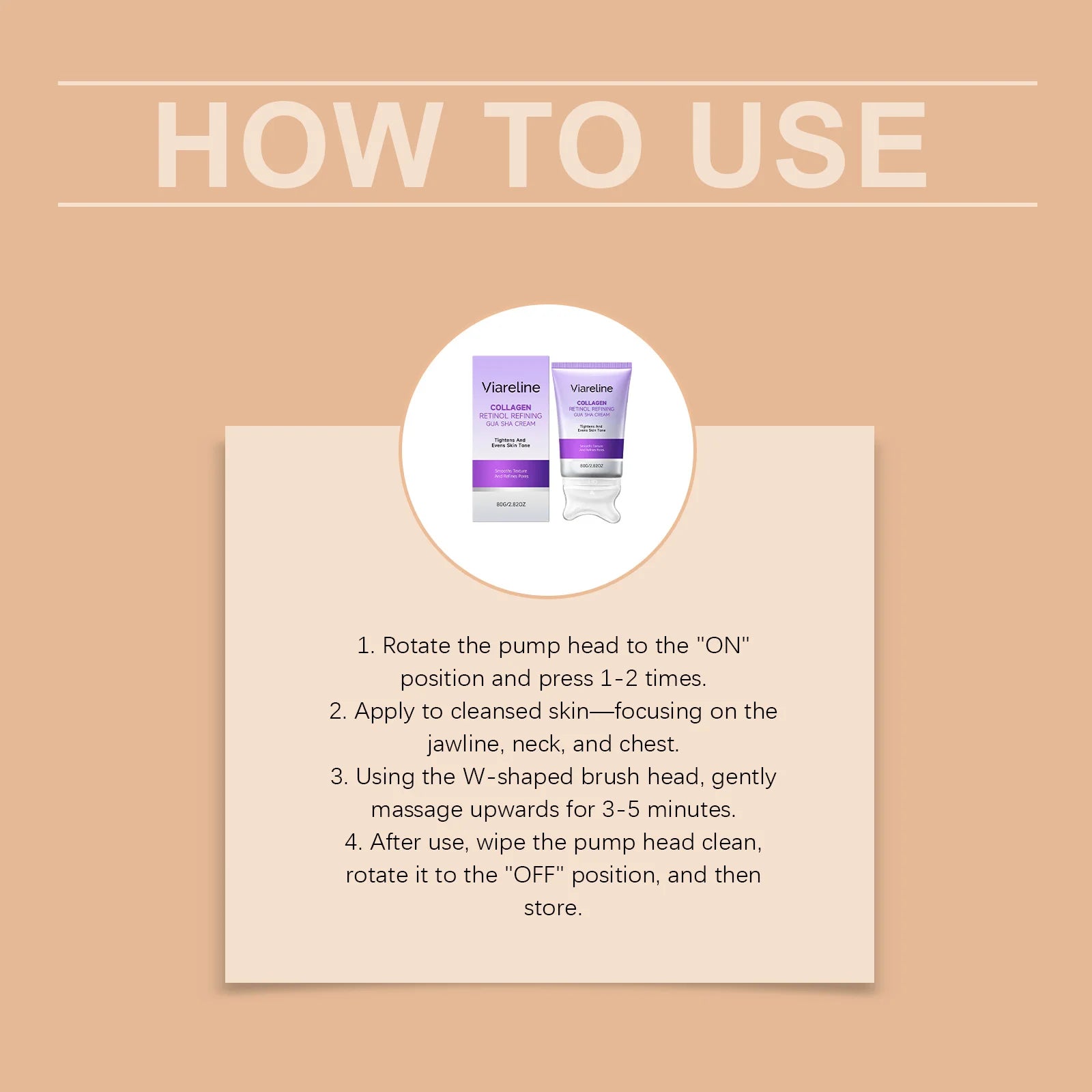Collagen Retinol Gua Sha Lifting Cream for Facial Contouring & Skin Tightening - 13