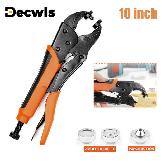 Heavy Duty Snap Installation Pliers - Adjustable Magnetic Fastener Tool for Canvas & Leather