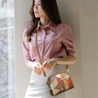 Luxury Vintage PU Shell Bag