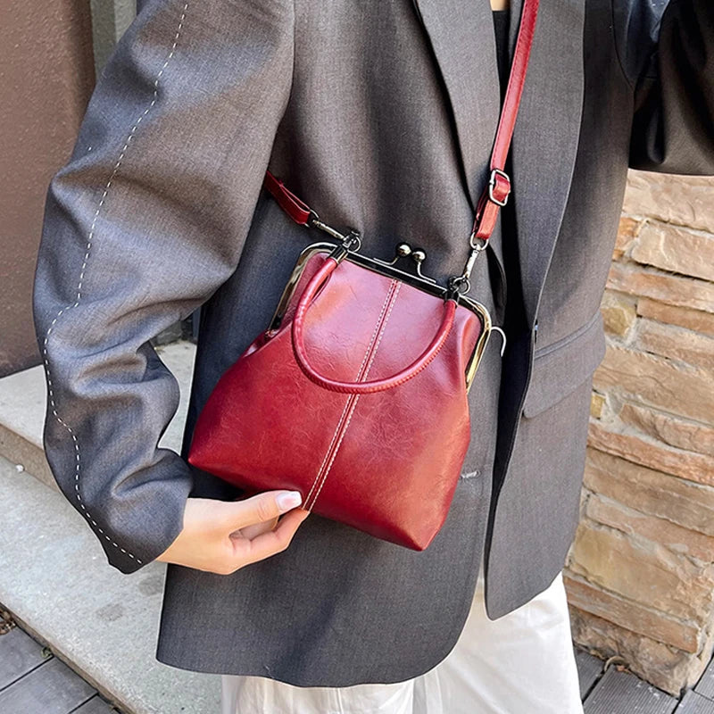 Luxury Vintage Kiss Lock Bag