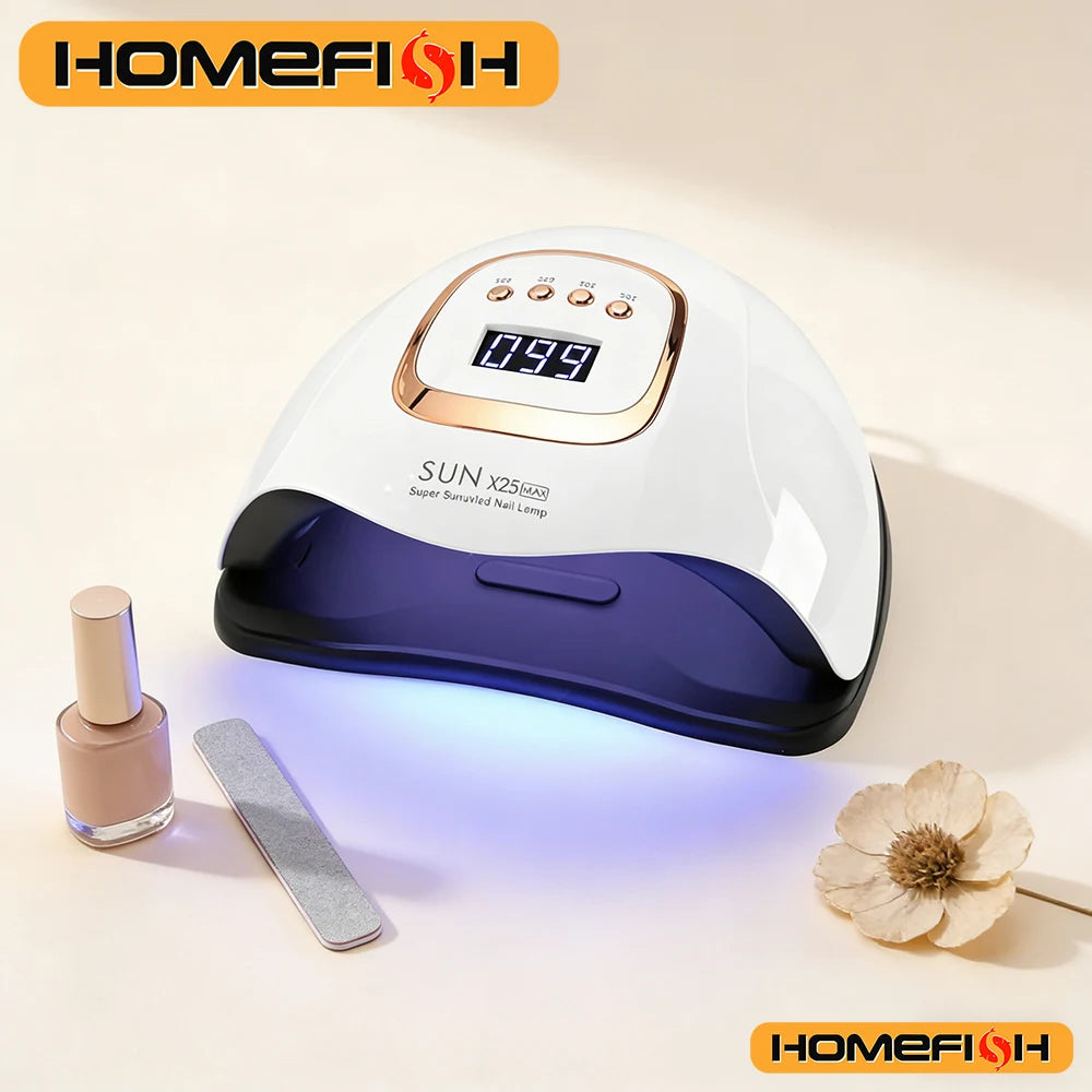 81 LED UV Nail Lamp - Fast Gel Polish Dryer with Auto Sensor