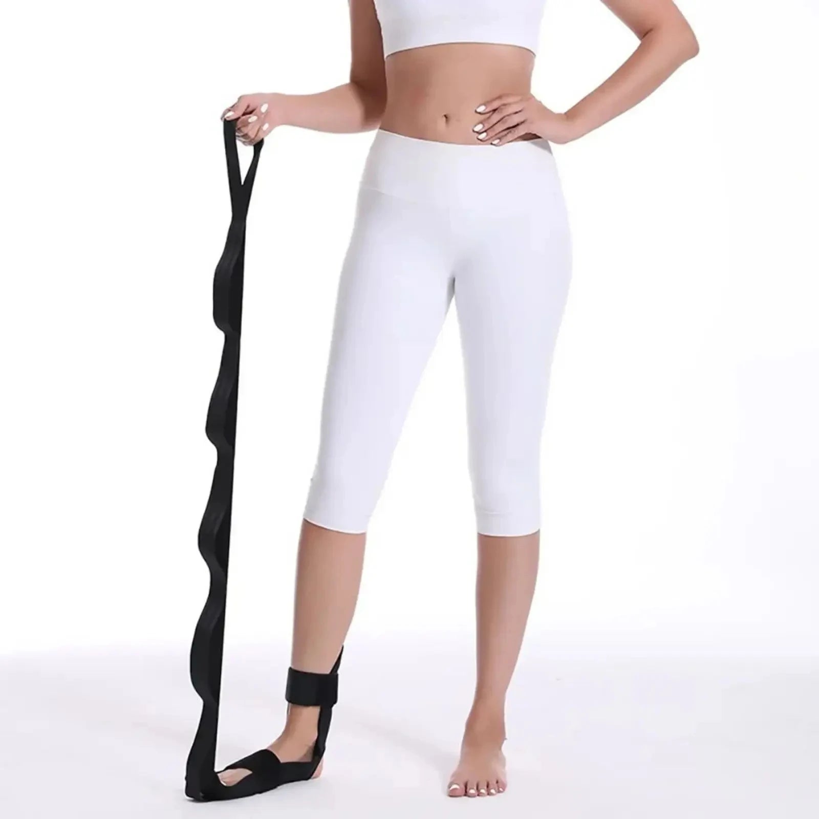 7-Loop Segmented Yoga Stretching Strap for Leg Flexibility - 7