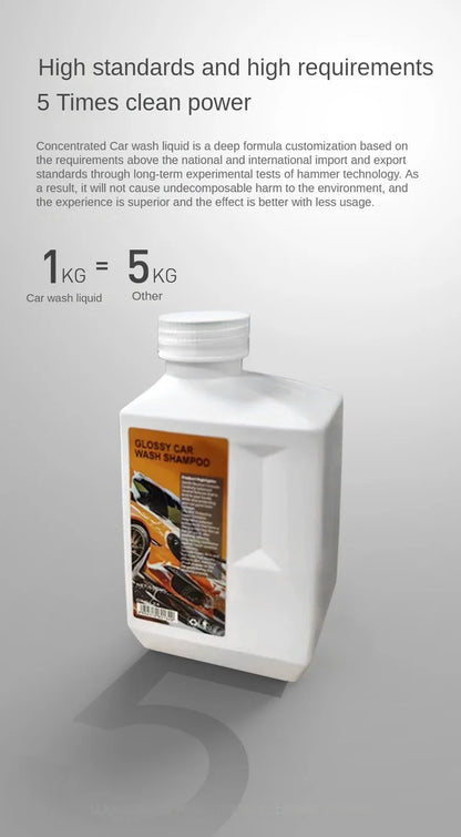 Concentrated Car Wash Shampoo & Protective Wax Liquid
