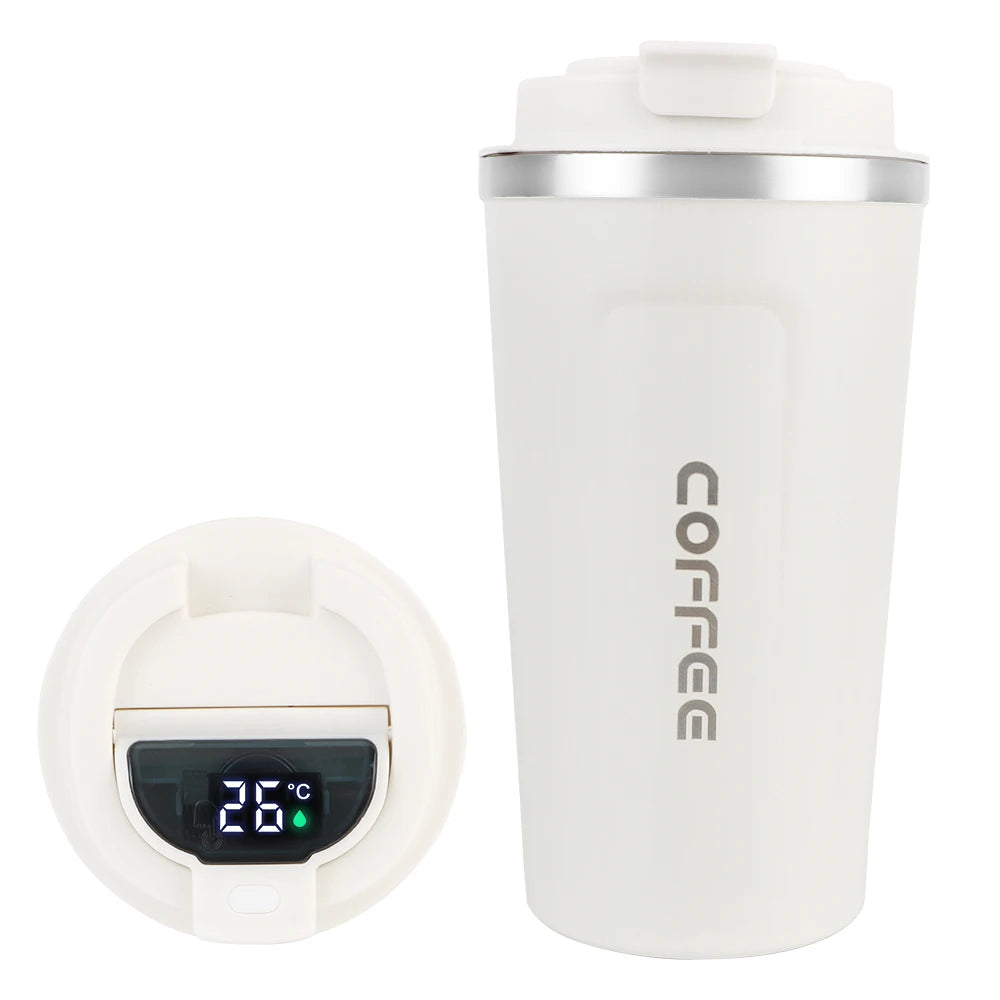 Insulated Stainless Steel Travel Mug - Leak-Proof Coffee Cup 380/510ml - 20