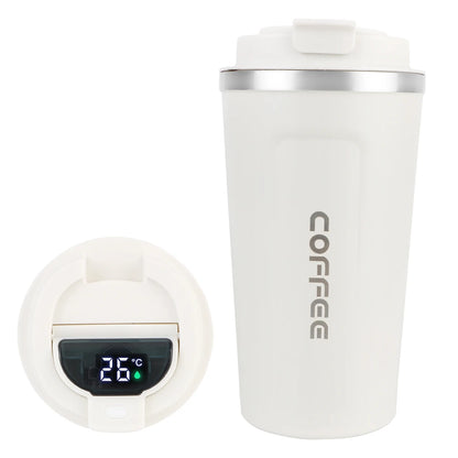 Insulated Stainless Steel Travel Mug - Leak-Proof Coffee Cup 380/510ml