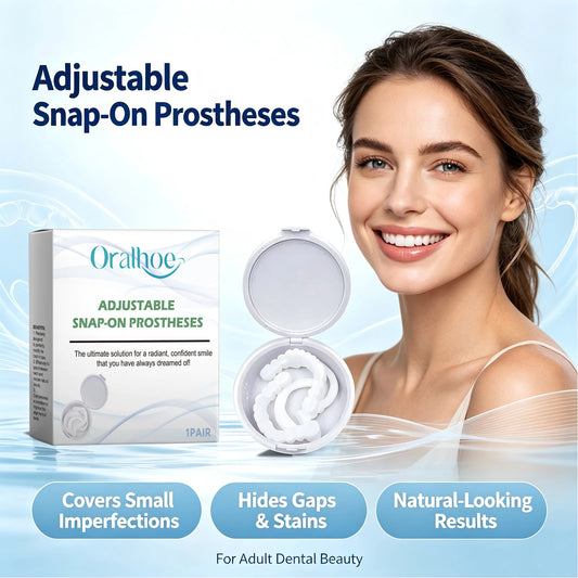 Snap-On Smile Veneers - Instant Dental Makeover for Gaps and Stains