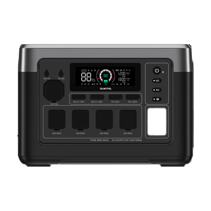 OUKITEL P1000 Plus 1800W Portable Power Station 1024Wh LiFePO4 Solar Generator