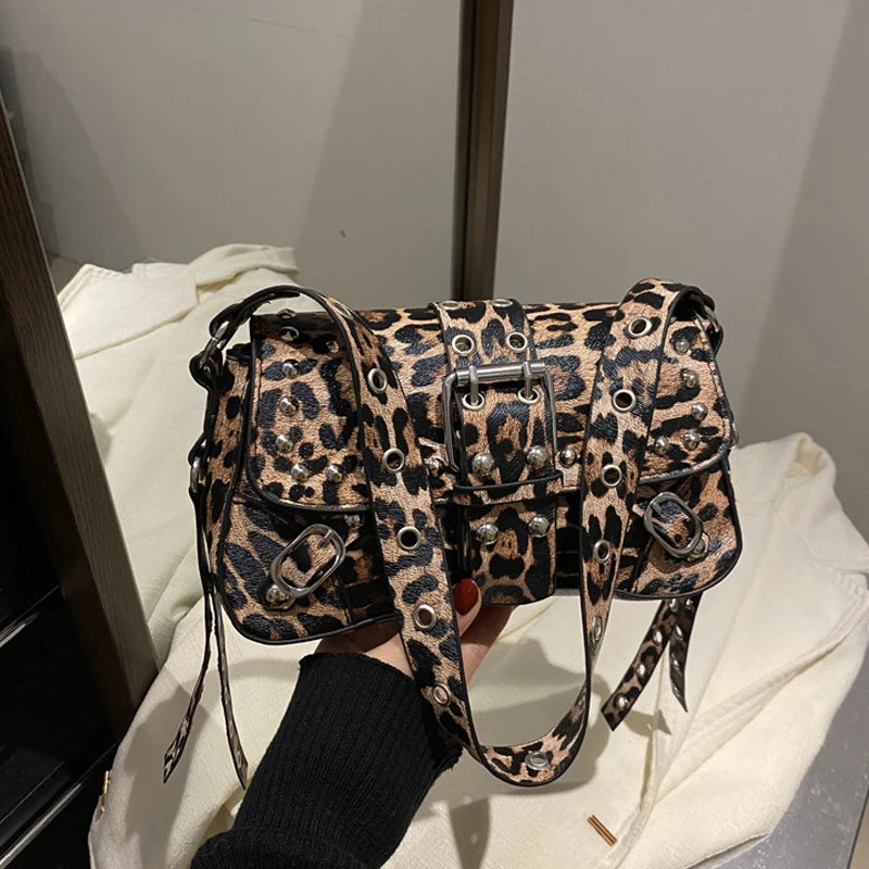 Luxury Trendy Rivet Shoulder Bag