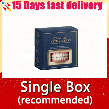 Cosmetic Snap-On Teeth Veneers for Instant Smile Makeover & Comfort