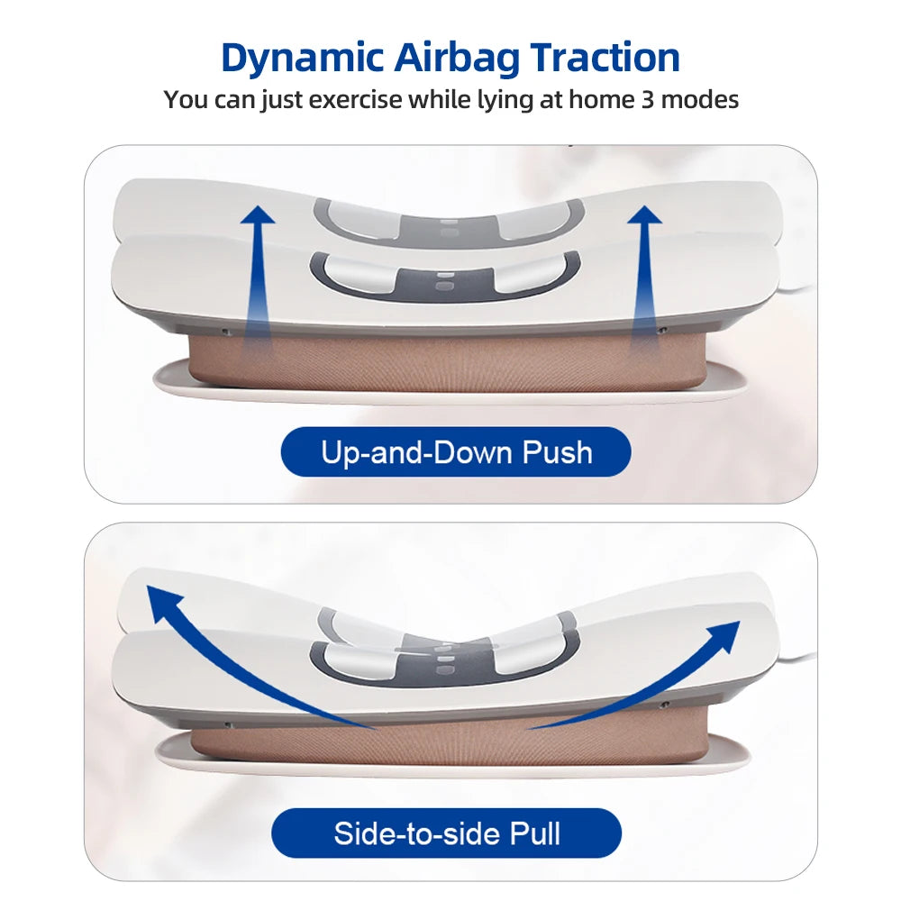 Electric Lumbar Traction Massager with Heat & Vibration - 3