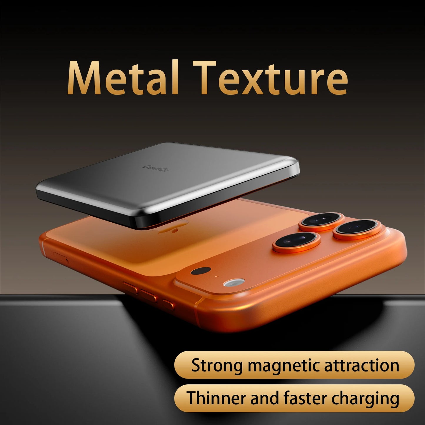 Magnetic Wireless Power Bank 20W Fast Charging Slim Metal Battery Pack