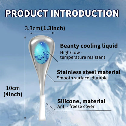 Stainless Steel Facial Cryo Sticks for Skin Tightening and Puffiness Relief