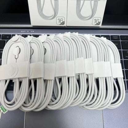 60W USB-C Fast Charging Cable for iPhone 16, Samsung & Android Devices