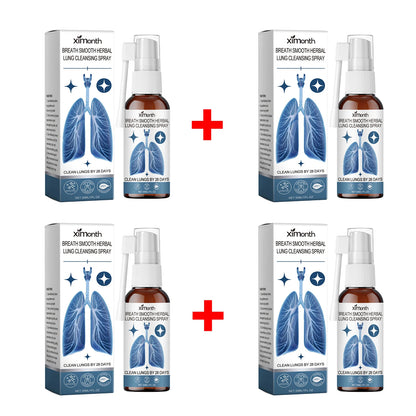 Herbal Lung Cleansing & Nasal Care Spray - Natural Throat & Respiratory Support