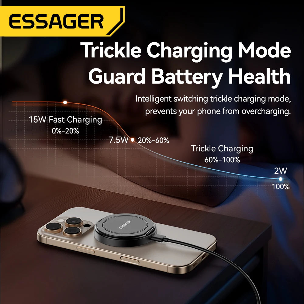 Magnetic 15W Fast Wireless Charging Stand for iPhone 16 15 14 13 Pro Max - 6