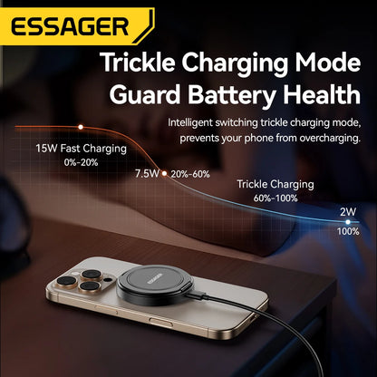 Magnetic 15W Fast Wireless Charging Stand for iPhone 16 15 14 13 Pro Max