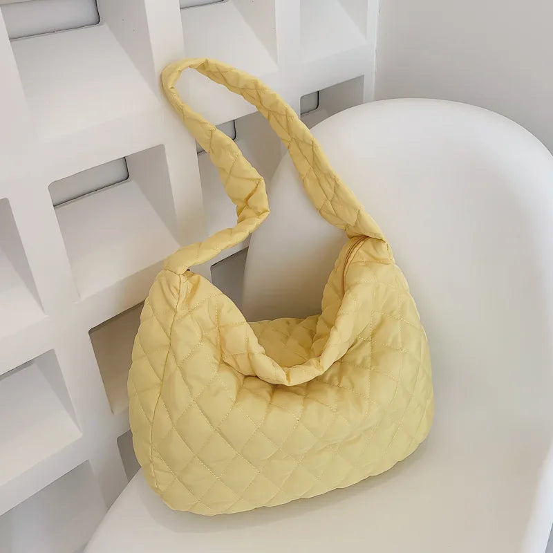 Luxury Quilted Padded Tote