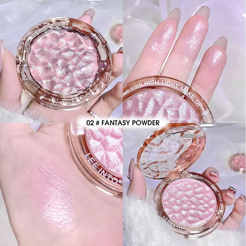 Shimmer Glow Highlighter & Contour Palette - Long-Lasting Radiant Finish