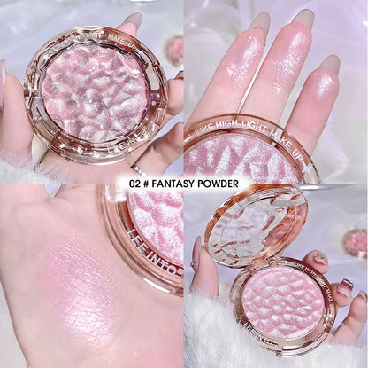 Shimmer Glow Highlighter & Contour Palette - Long-Lasting Radiant Finish