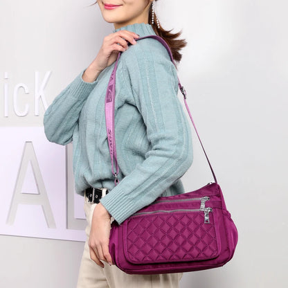 Luxury Nylon Travel Messenger Bag