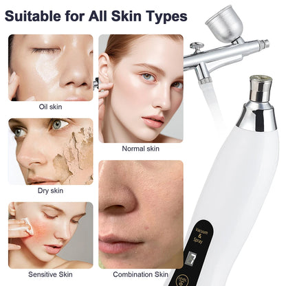 2-in-1 Diamond Microdermabrasion Machine & Hydrating Airbrush