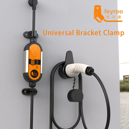 Universal EV Charger Cable Organizer Mount - Wall Bracket Holder for EV Plug