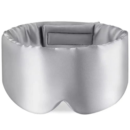 Soft Mulberry Silk Sleep Mask - Pressureless Blackout Eye Mask for Travel