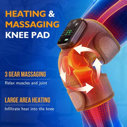 3-in-1 Heated Knee Shoulder Elbow Massager with Vibration