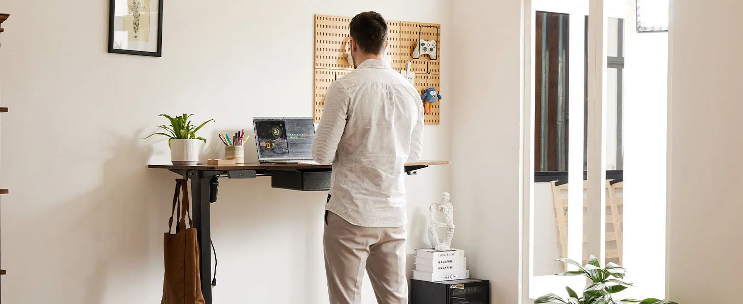Electric Standing Desk - Height Adjustable Sit-Stand Computer Workstation - 7