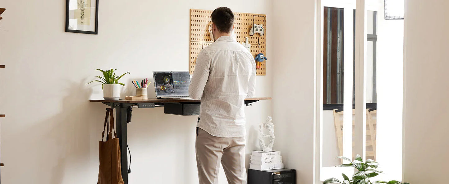 Electric Standing Desk - Height Adjustable Sit-Stand Computer Workstation