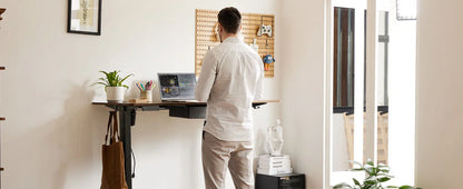 Electric Standing Desk - Height Adjustable Sit-Stand Computer Workstation