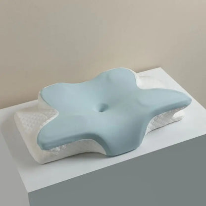 Cooling Memory Foam Cervical Pillow for Neck Pain & Comfortable Sleep