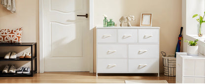 Modern Fabric Storage Dresser - 5, 7, or 10 Drawer Bedroom Closet Organizer