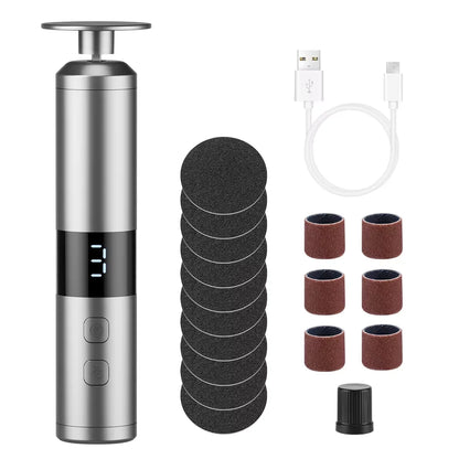 Electric Callus Remover for Feet - Professional Pedicure Foot File with 20 Discs