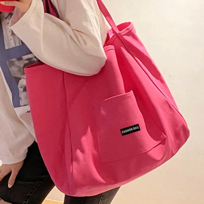 Luxury Korean Canvas Tote