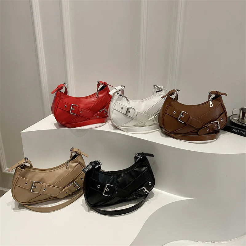 Luxury Vintage Stone Shoulder Bag