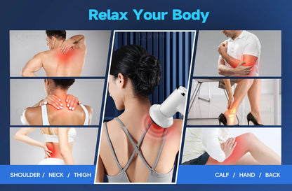 Portable Deep Tissue Body Shaping Massager - Rechargeable Muscle Massage Gun